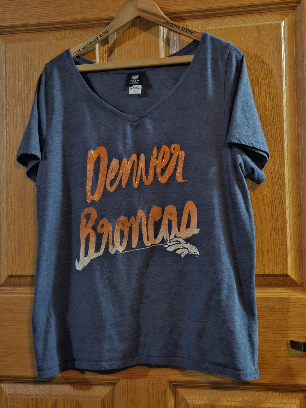 Denver Broncos Women's V-Neck Tee